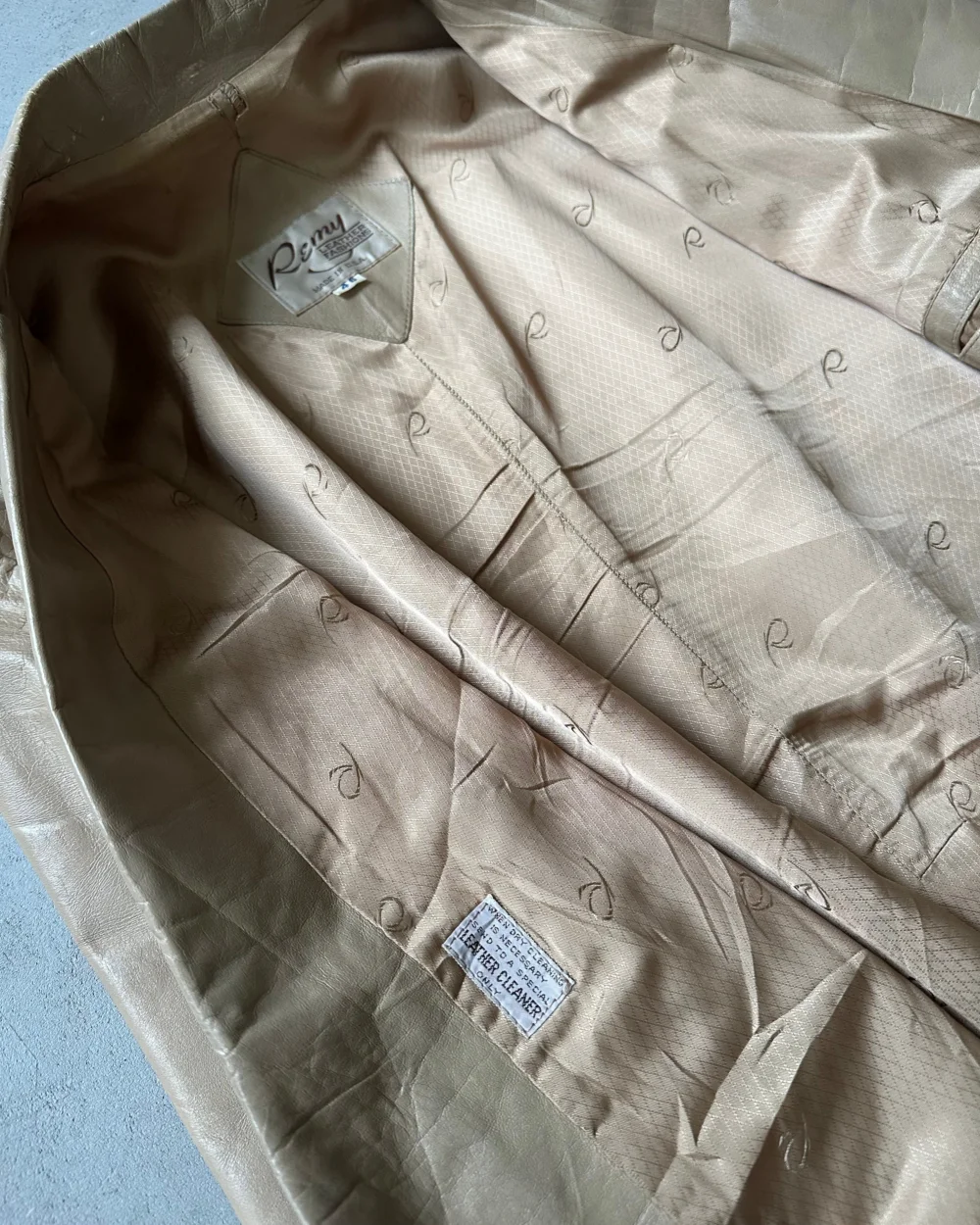1970s - Tan Remy Leather Blazer - 46 - 4