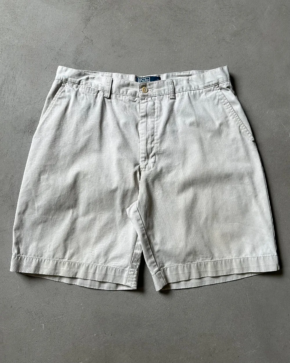 2000s - Cream Polo RL Prospect Shorts - 34