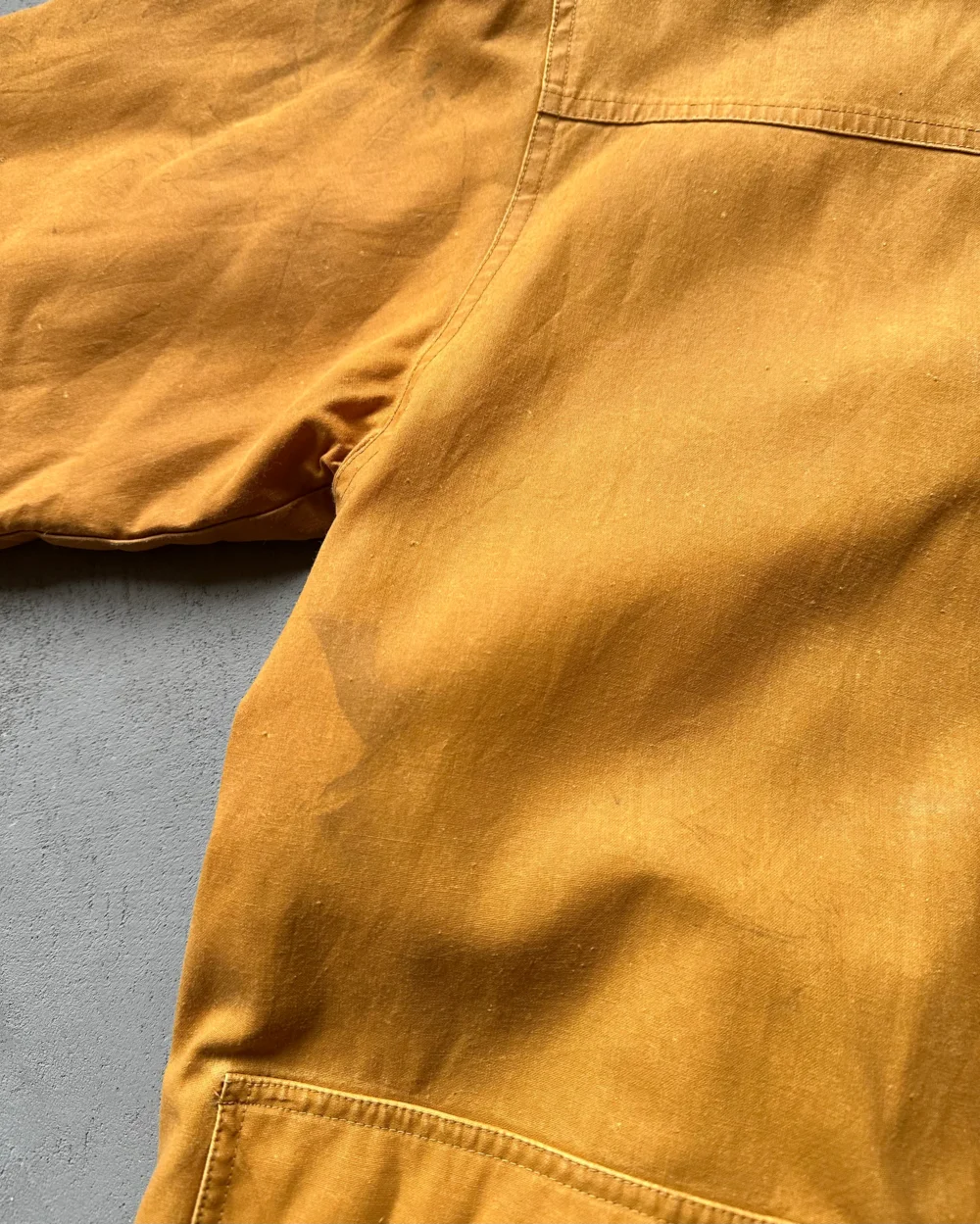 2000s - Ocher Fireman Hooded Coat - M - 3