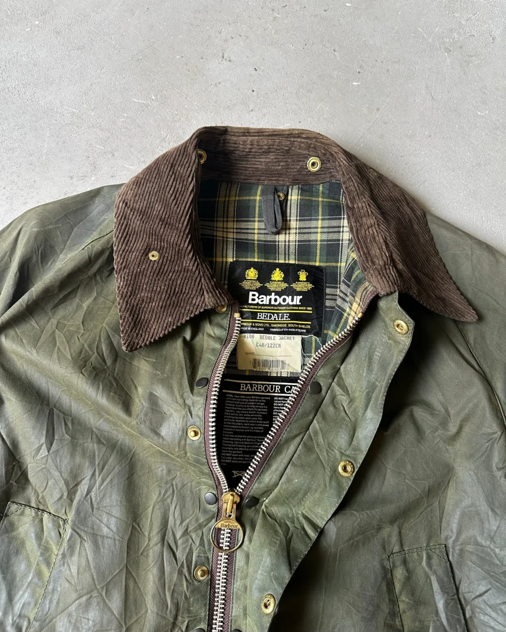 1990s - Green Barbour Bedale Jacket - 48 - 2