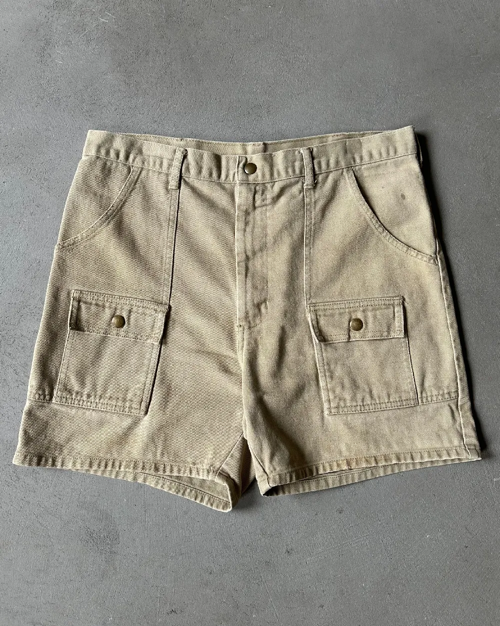 1980s - Beige Bush Shorts - 32