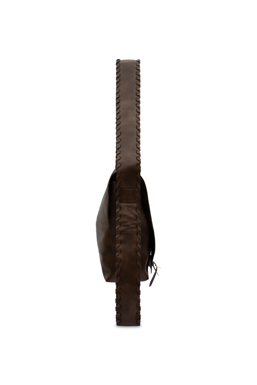 CHEVRON CROSSBODY SADDLE BAG - 3