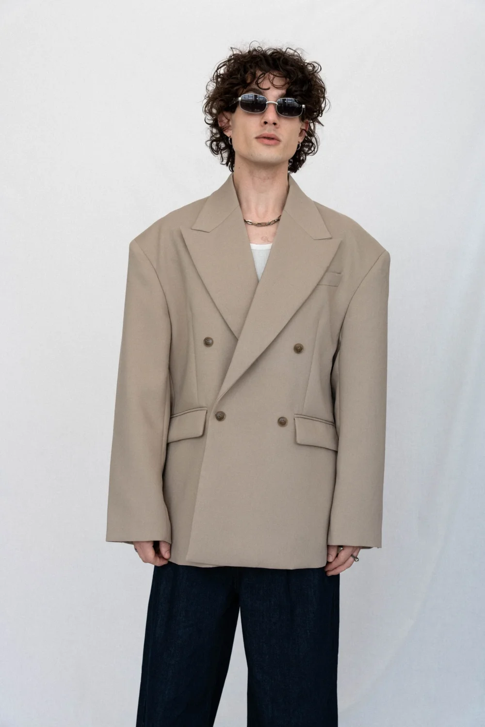 FINAL SALE | NONNO DOUBLE-BREASTED BLAZER