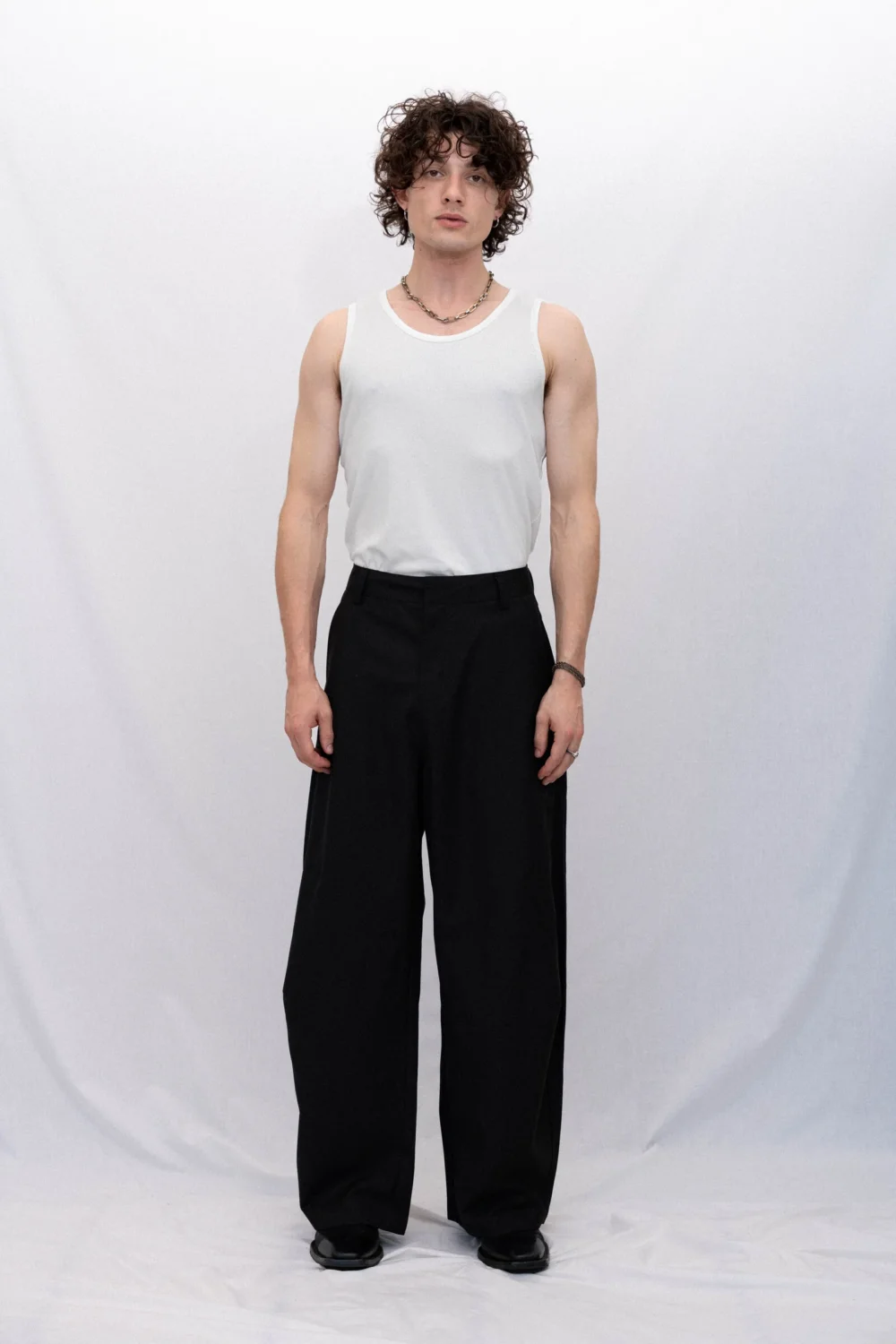 PIN PLEAT TROUSER - 2