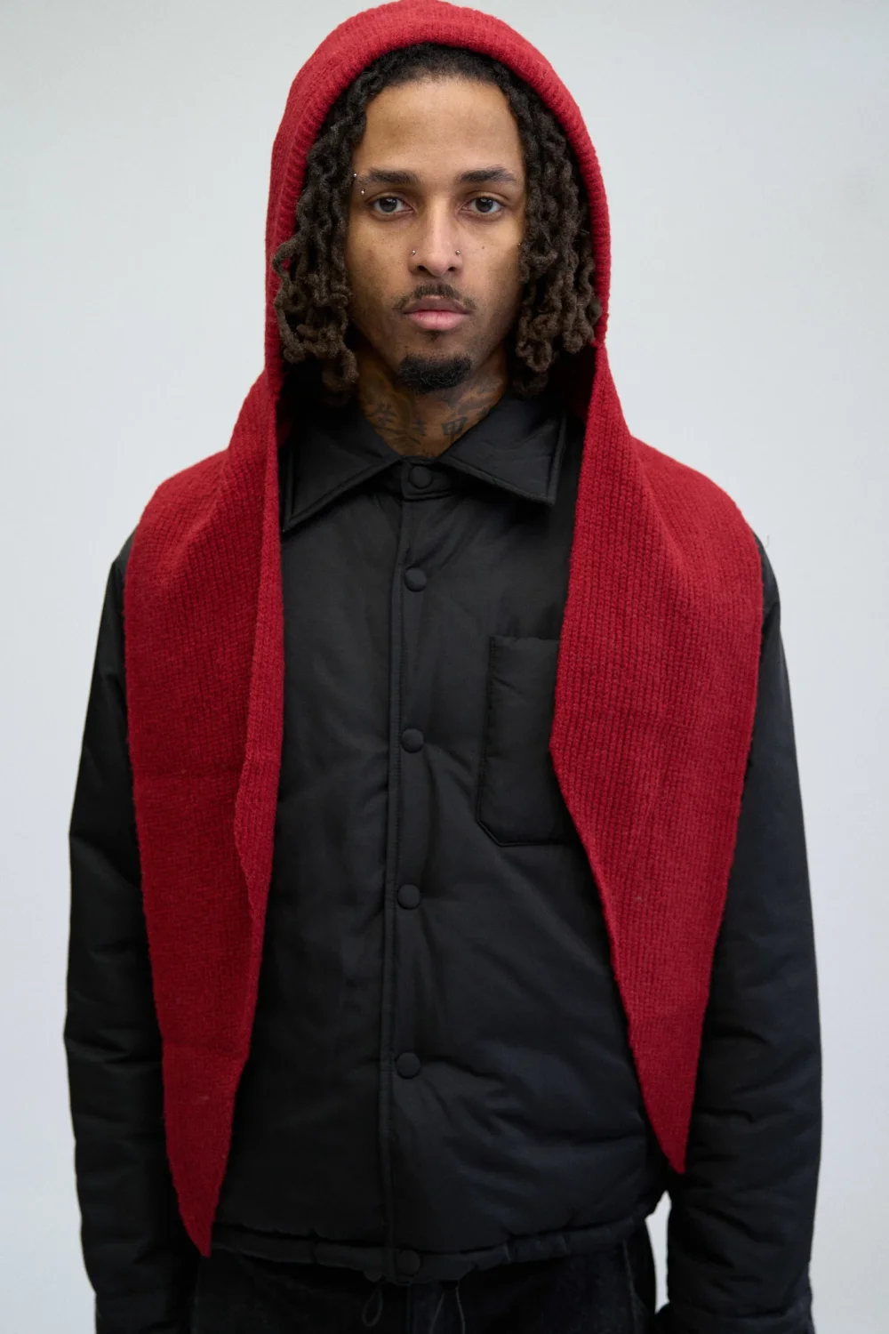 HOODED SCARF