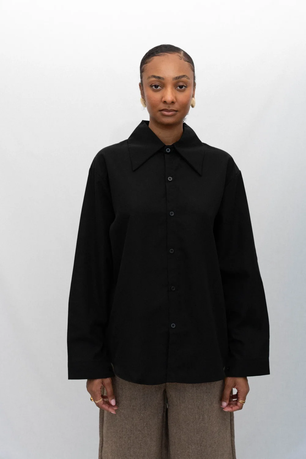 NOTTE EXTENDED COLLAR SHIRT