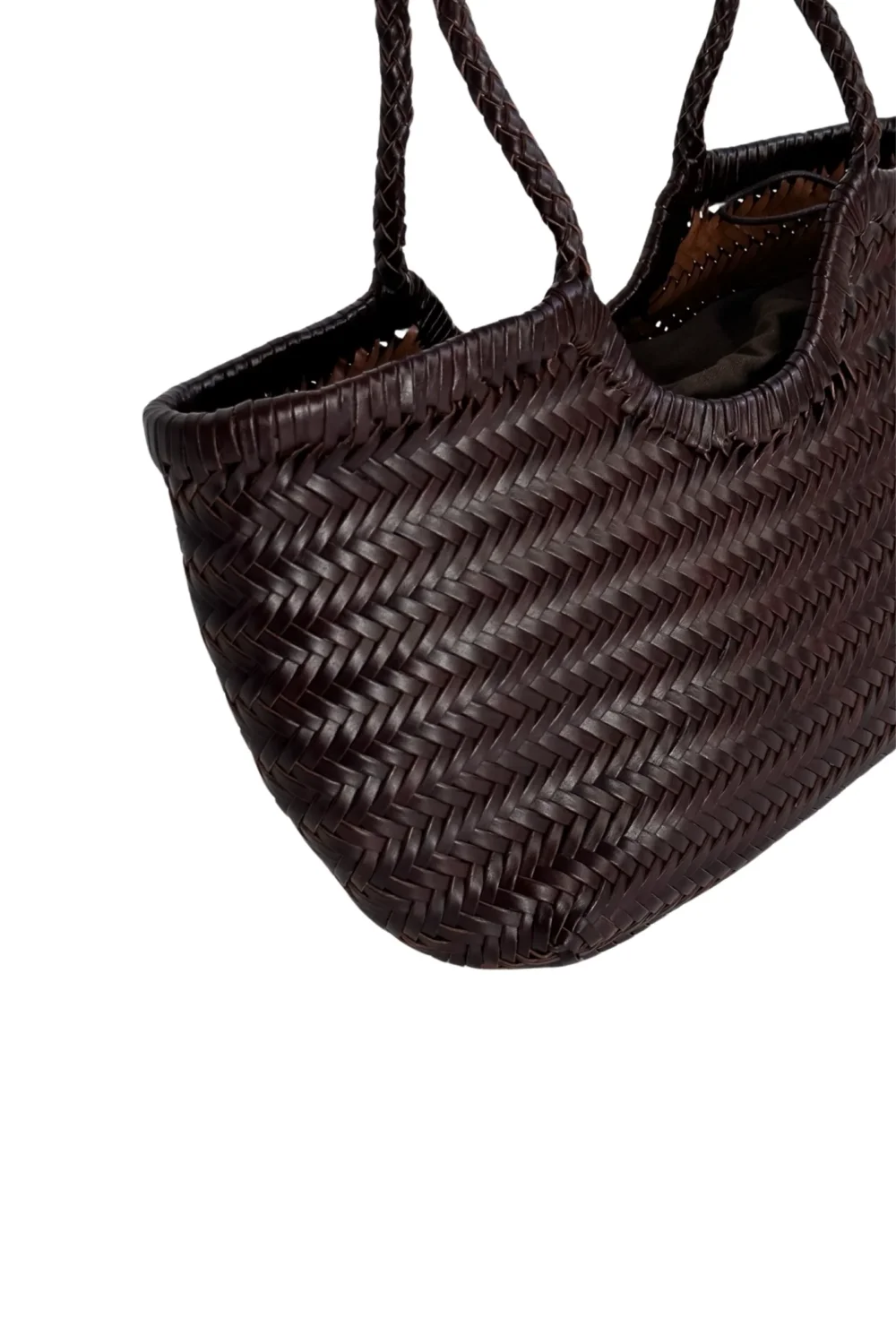 LEATHER WOVEN BAG - 2