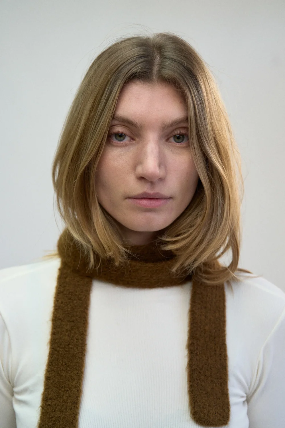 MOHAIR SKINNY SCARF - 2