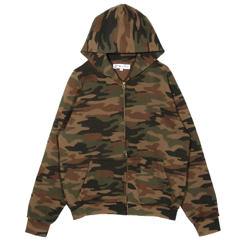Military Camo Zip Up