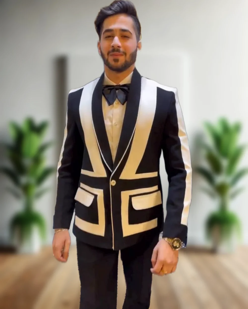 Wedding Special Luxury 4-Piece Designer Tuxedo Suit for Groom – Most Trending Royal Formal Wear Collection by Faisaloutfits - Faisal Outfits - 2