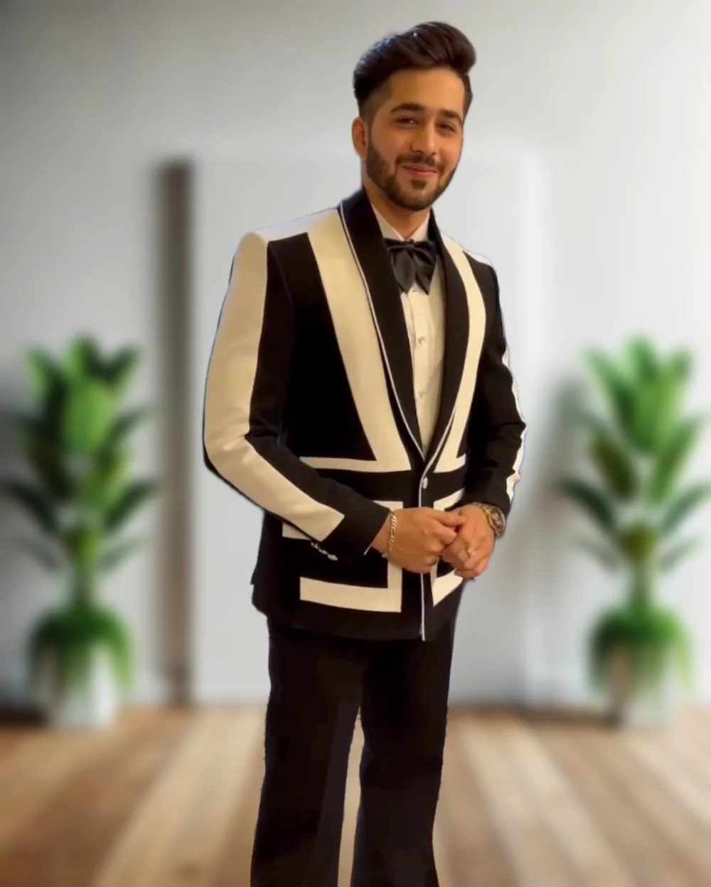 Wedding Special Luxury 4-Piece Designer Tuxedo Suit for Groom – Most Trending Royal Formal Wear Collection by Faisaloutfits - Faisal Outfits - 4