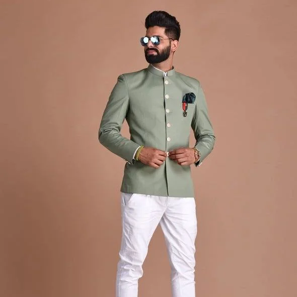 Wedding Special Bandgala Jodhpuri Suit - Faisal Outfits