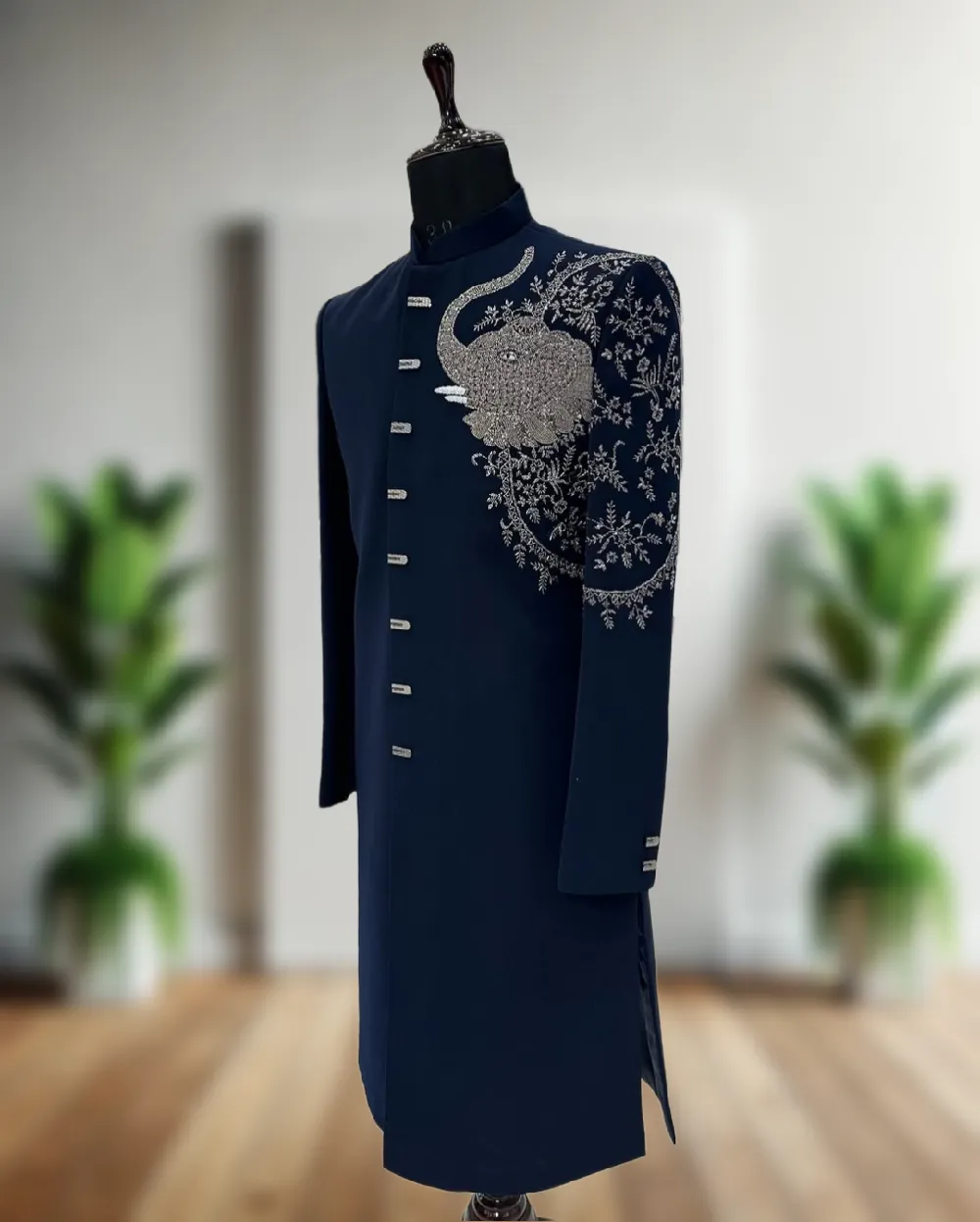 Men’s Exclusive Most Trending Designer Luxury Handcrafted Indo-Western with Pant Set – Contemporary Ethnic Collection by Faisaloutfits - Faisal Outfits