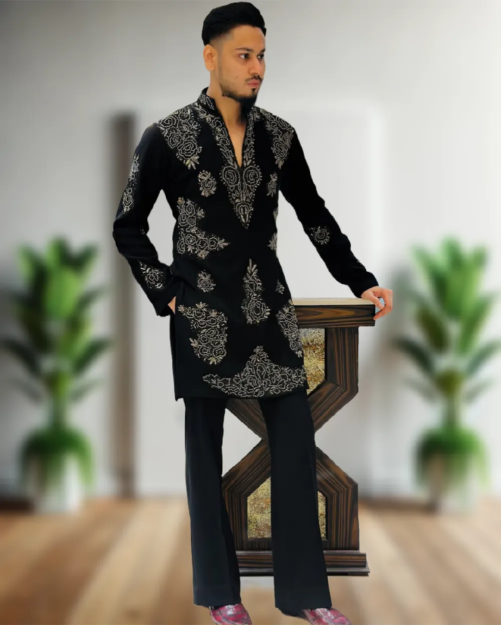 Mens Exclusive Most Trending Designer Luxury Handcrafted Kurta Pajama Set – Premium Royal Wedding, Reception & Festive Ethnic Wear by Faisaloutfits - Faisal Outfits