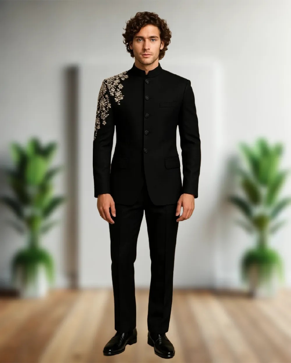 Men’s Exclusive Most-Trending Designer Luxury Handcrafted Bandhgala Jodhpuri with Pant Set – Royal Wedding & Reception Wear by Faisaloutfits - Faisal Outfits