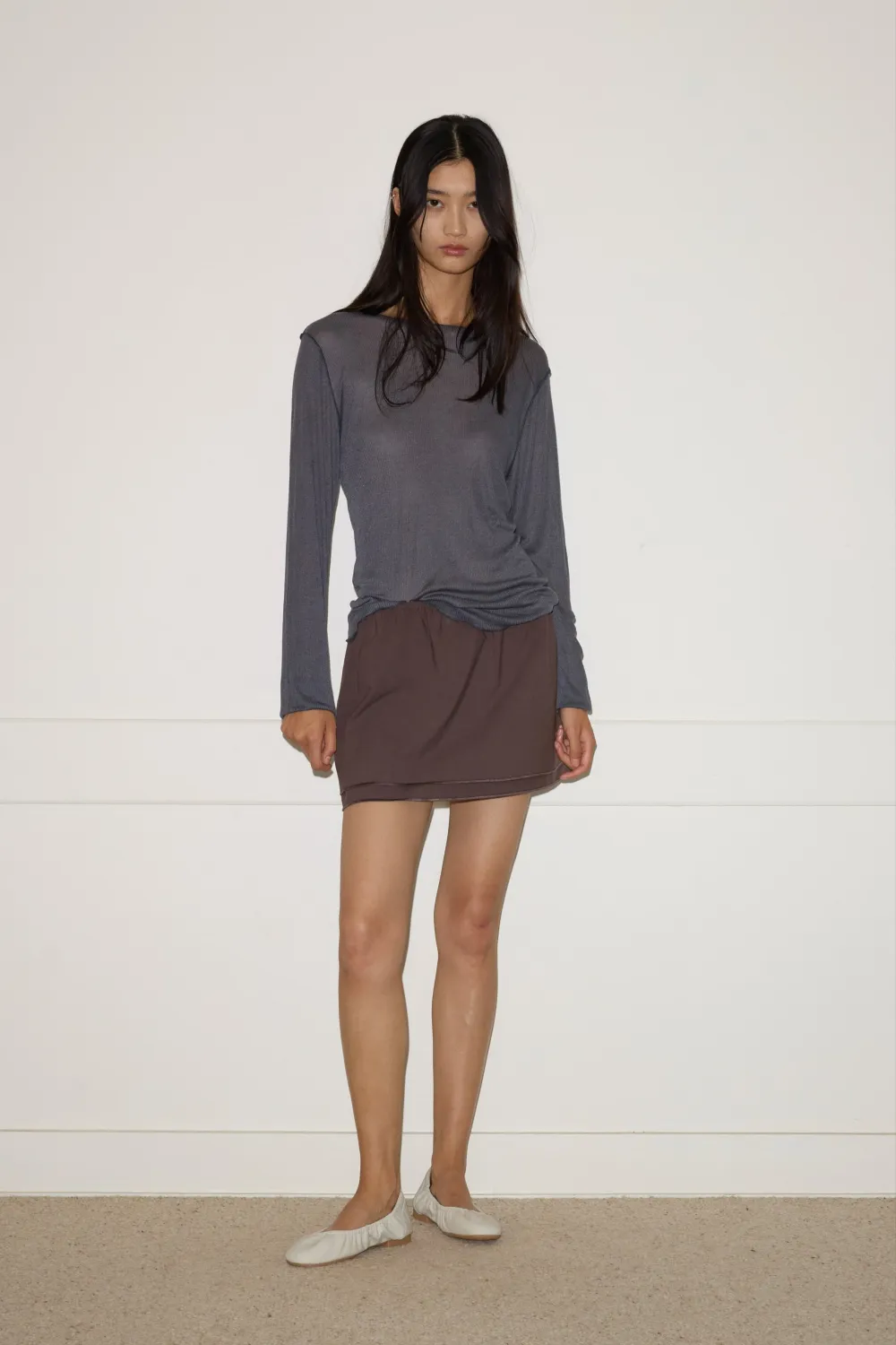 Layered Skirt - Chocolate