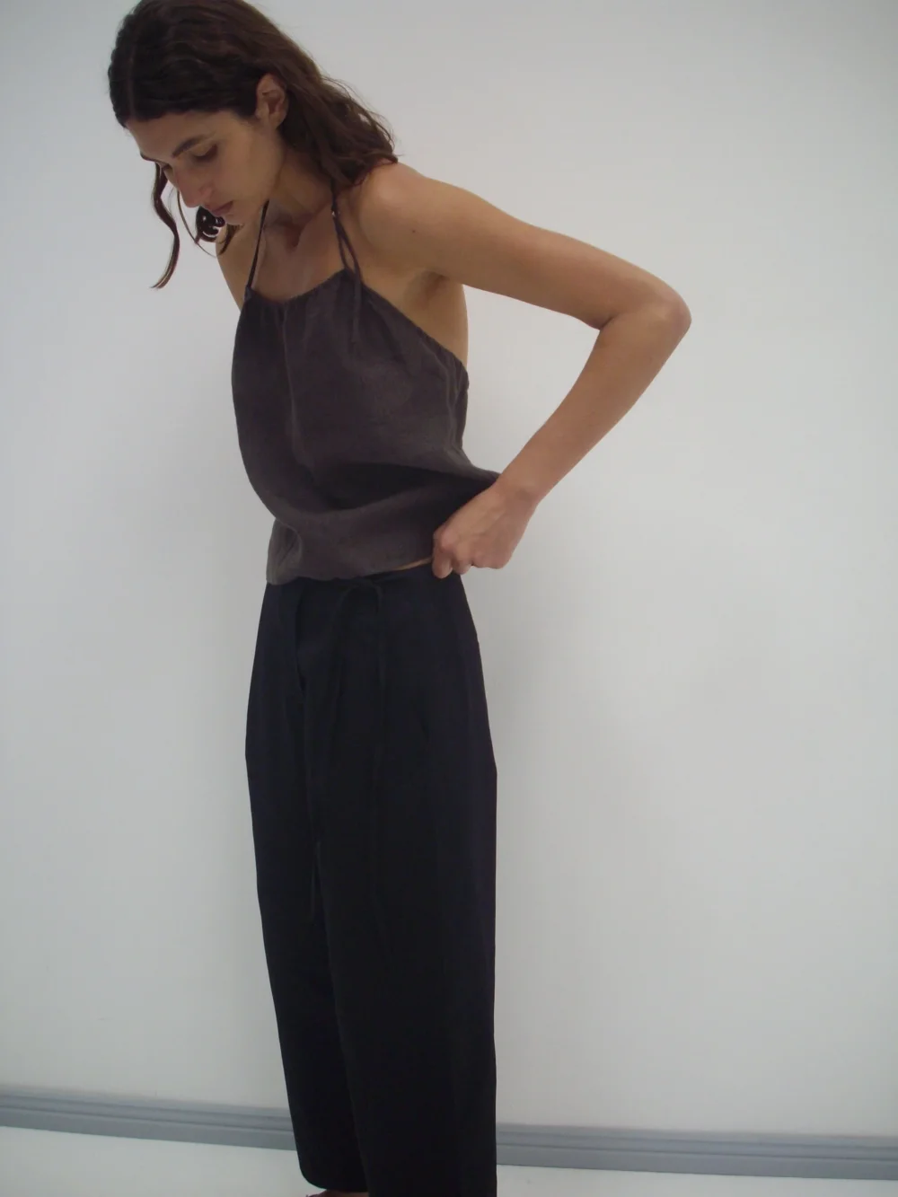 Flag Tie Pant - Black - 3
