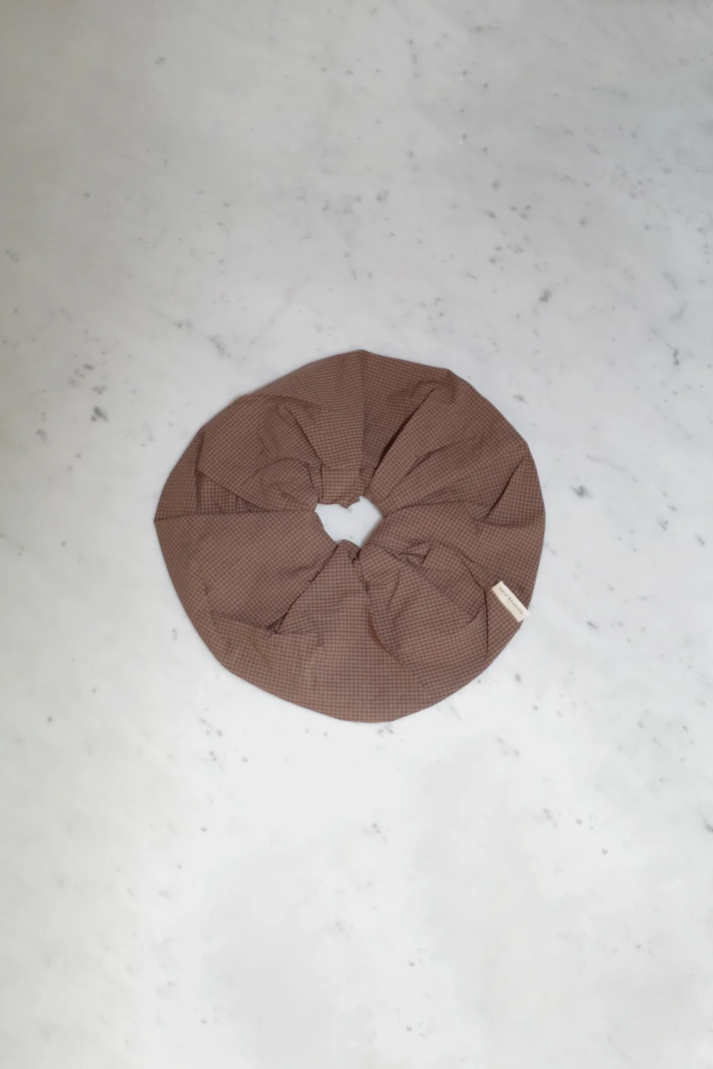 Scrunchie - Carob Check
