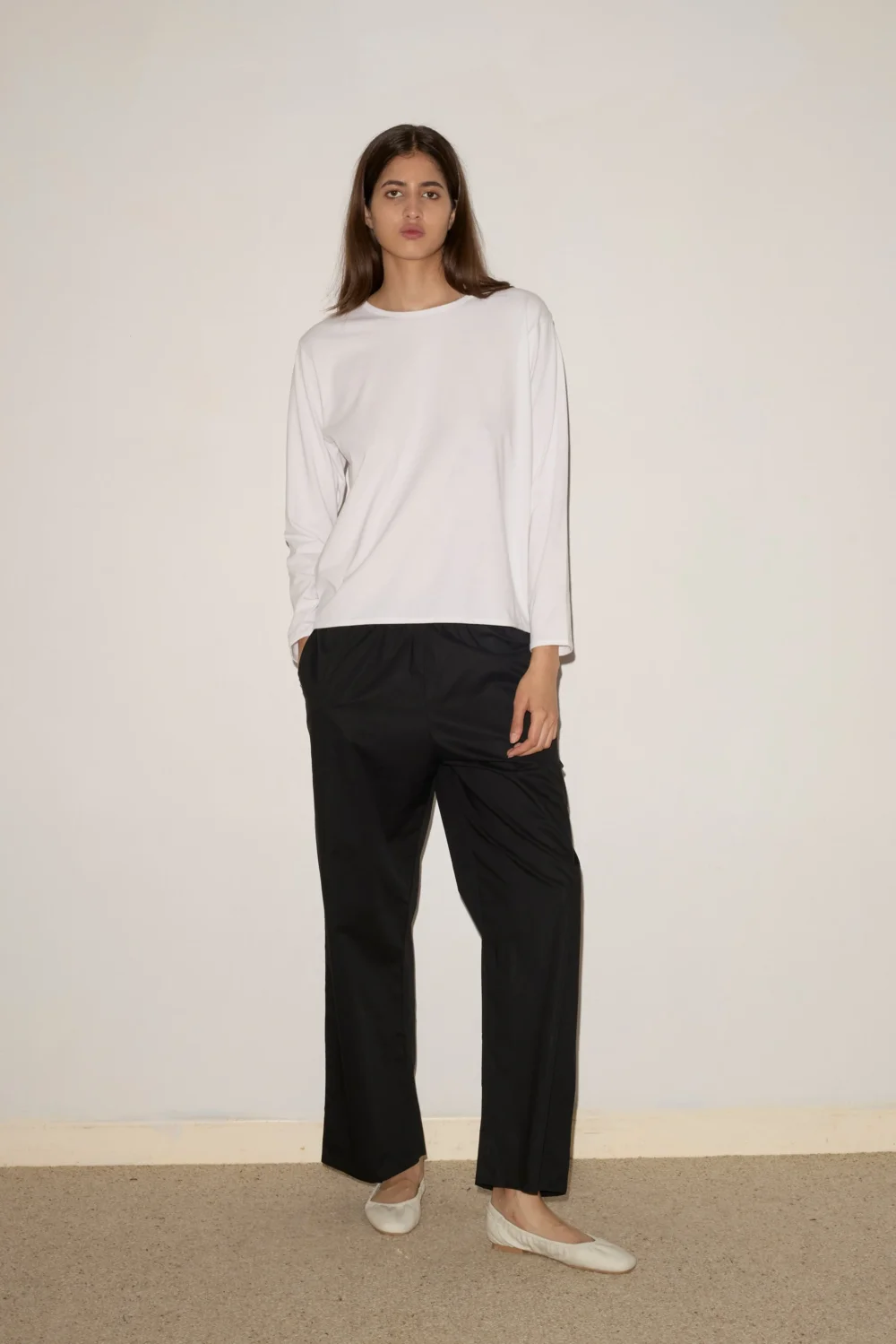 Simple Long Sleeve - White - 2