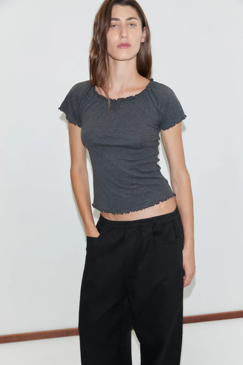 Square Pocket Pant - Black - 4