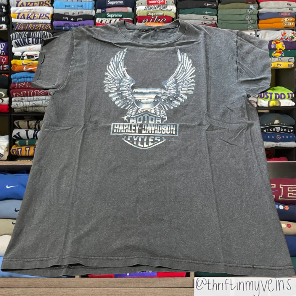 Vintage 90s harley davidson biker motorcycle shirt