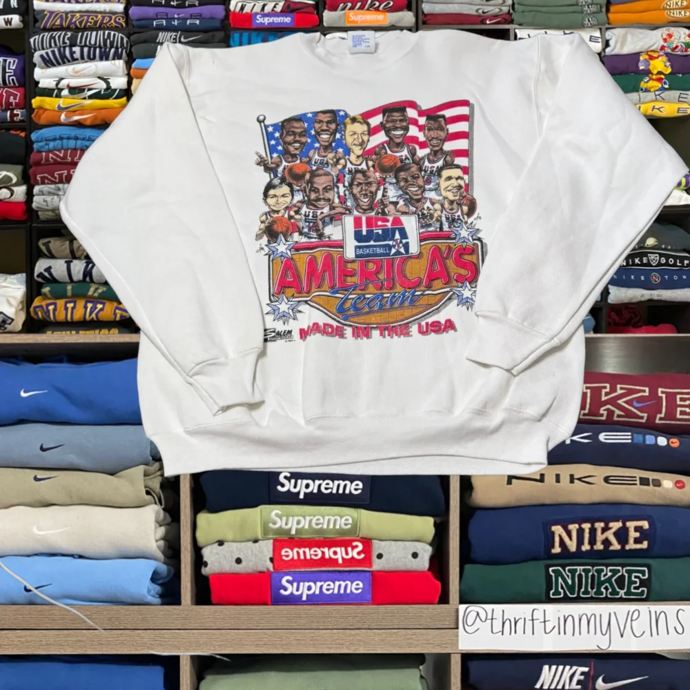 Vintage 1992 dream team USA nba basketball sweater