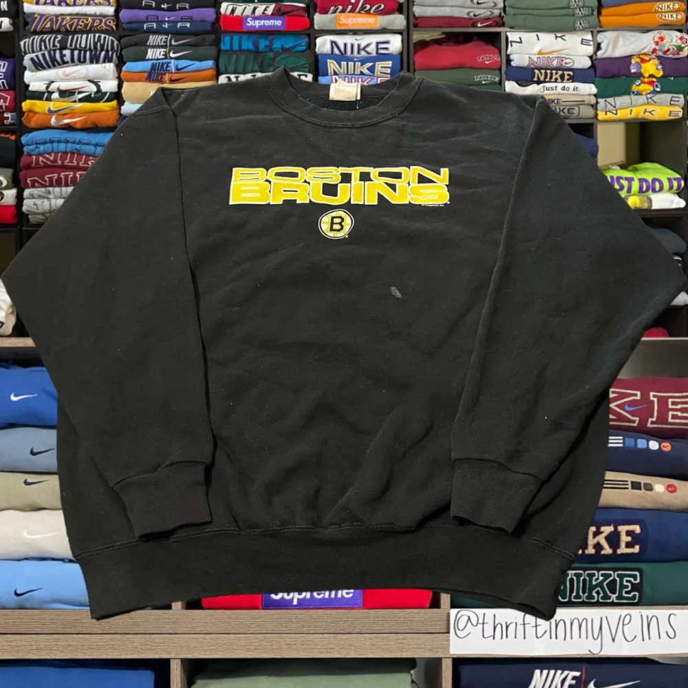 90s Boston bruins nhl hockey sweater