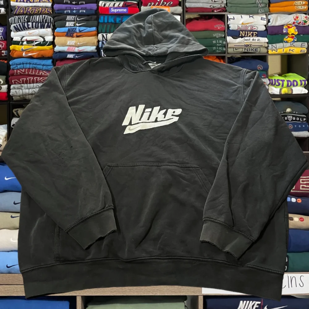 Y2K Nike spelled out logo hoodie