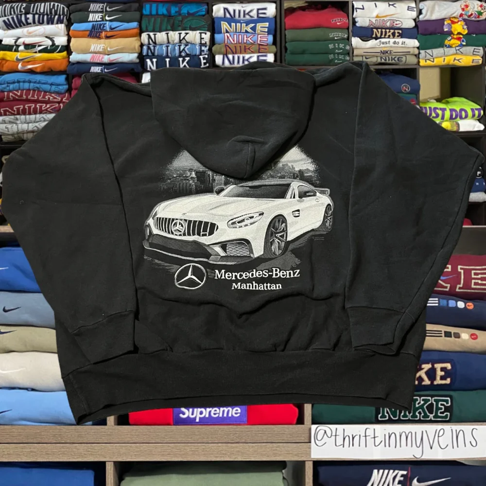 Y2K Mercedes Benz hoodie