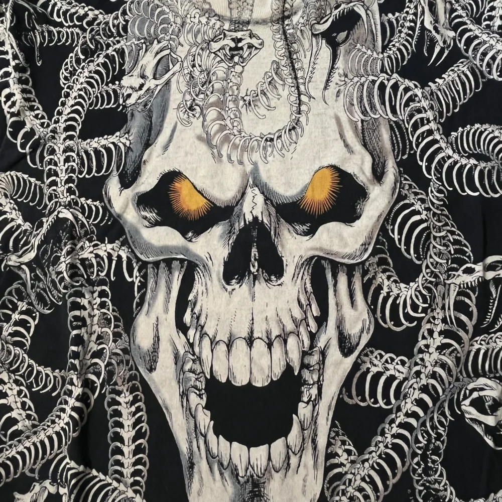 90s skeleton Medusa liquid blue - 2