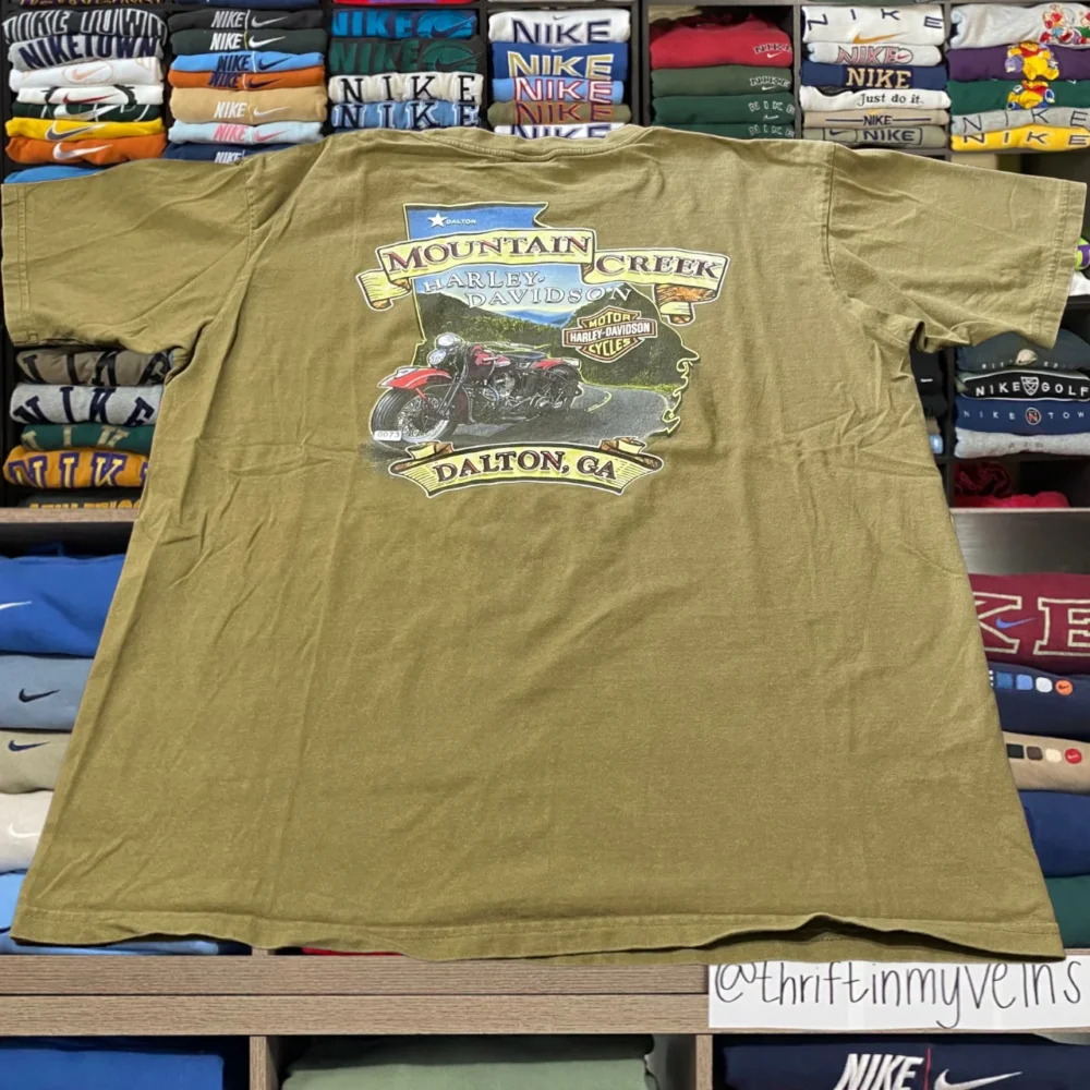 vintage y2k harley davidson biker motorcycle shirt