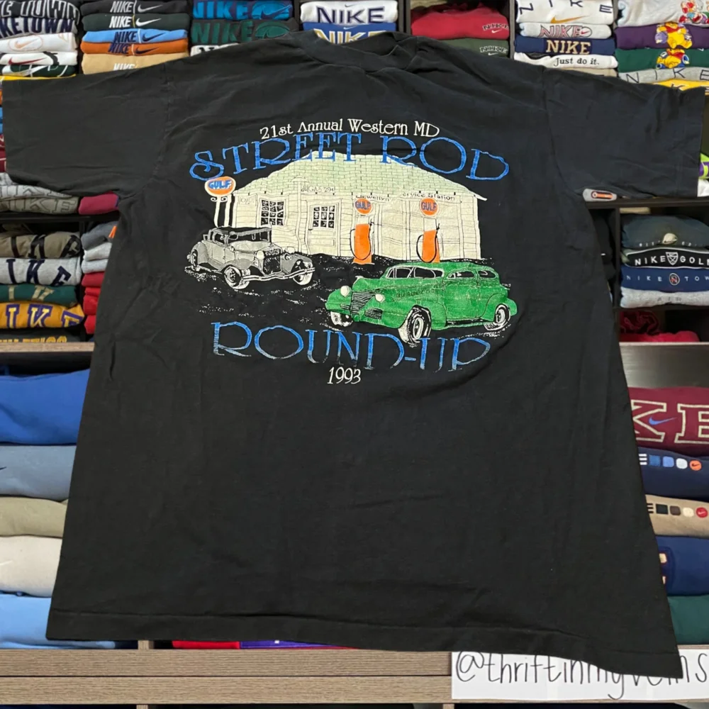 vintage 1993 gulf gas station shirt