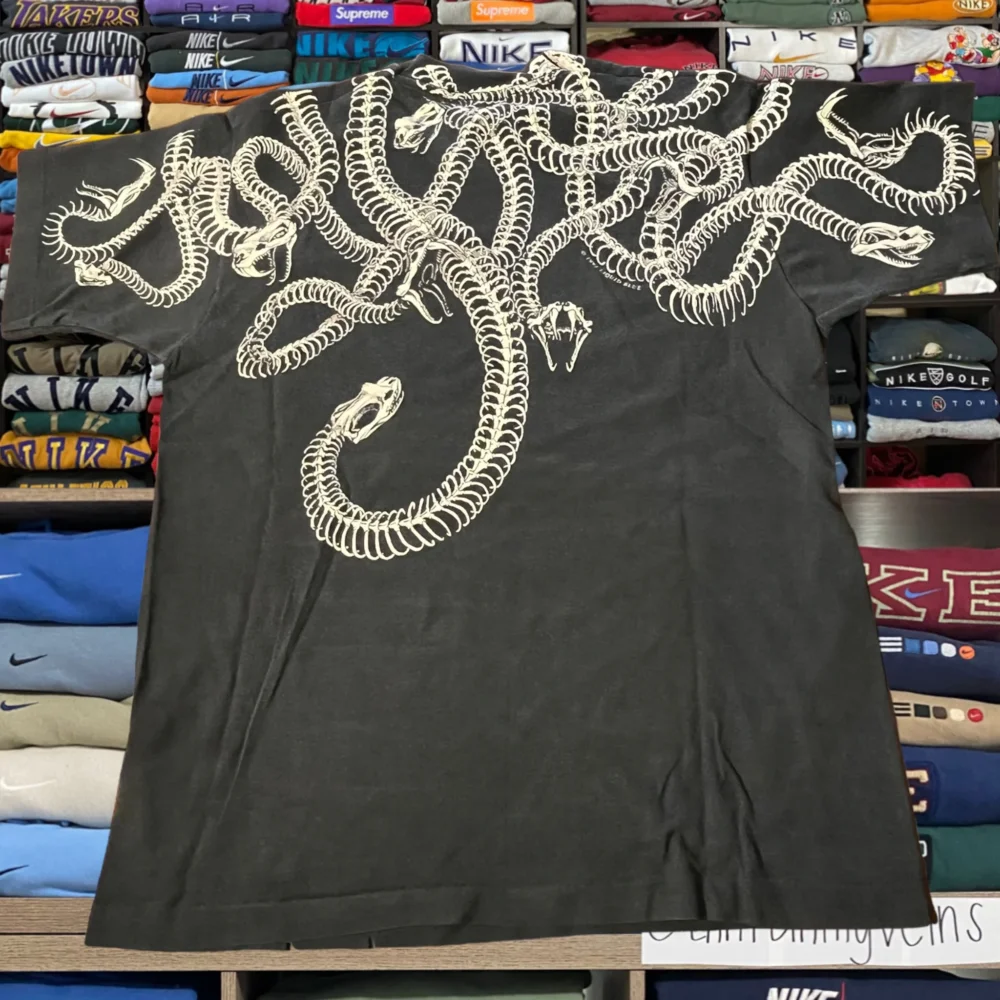 90s skeleton Medusa liquid blue - 4