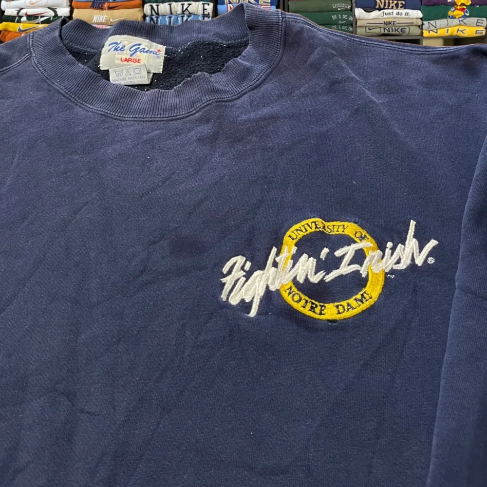 90s notre dame fighting Irish sweater - 3
