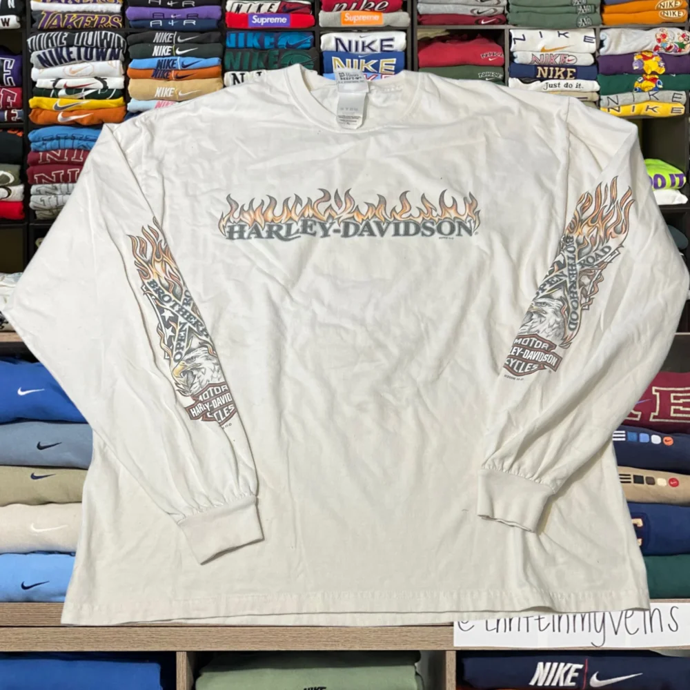 Y2K Harley Davidson biker motorcycle shirt