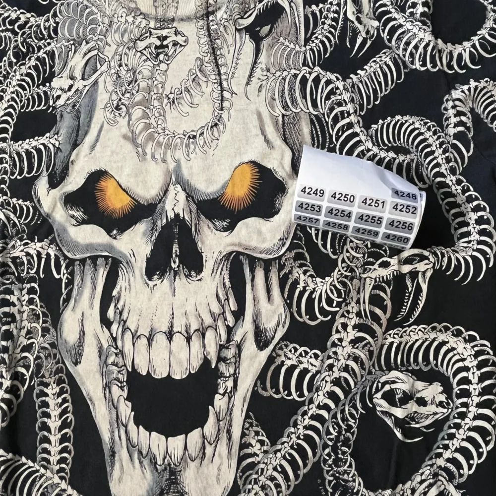 90s skeleton Medusa liquid blue - 3