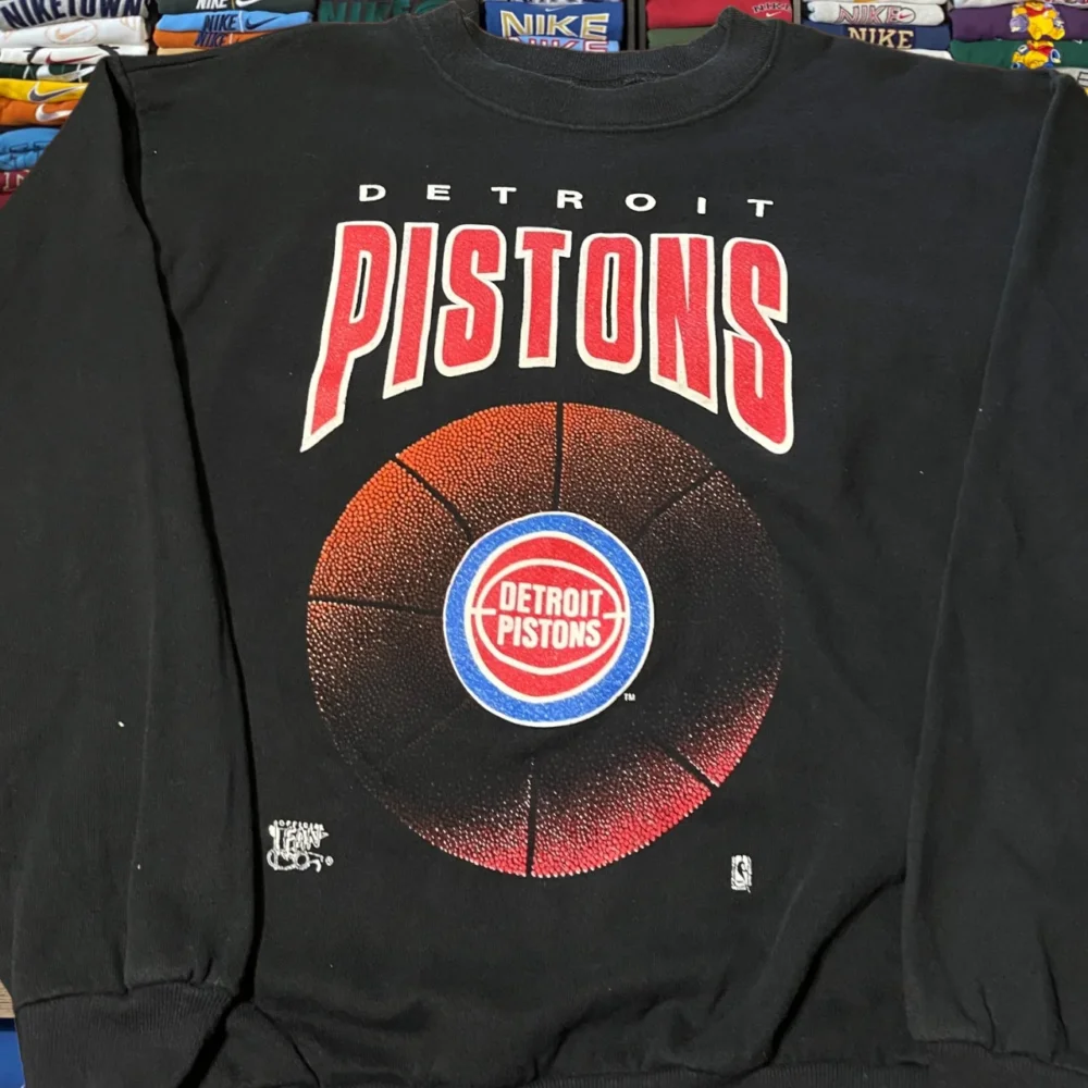 90s Detroit pistons nba basketball sweater - 2