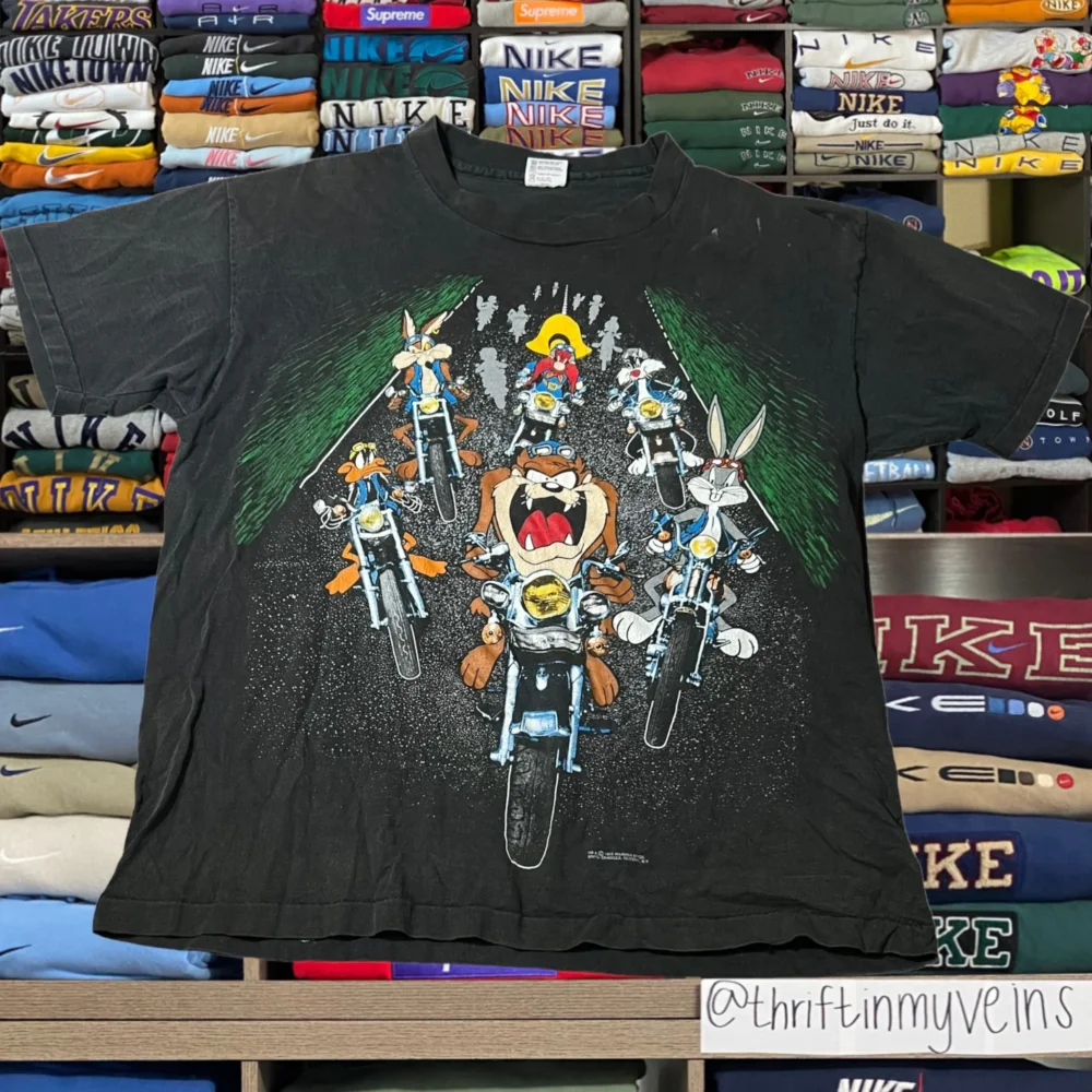 1993 Harley Davidson biker taz shirt ( xlarge )