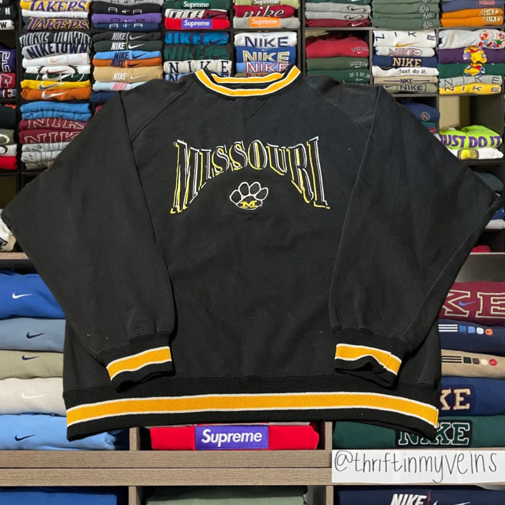 90s Missouri tigers university sweater