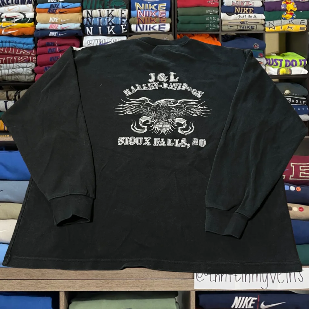 Y2K Harley Davidson biker motorcycle sweater