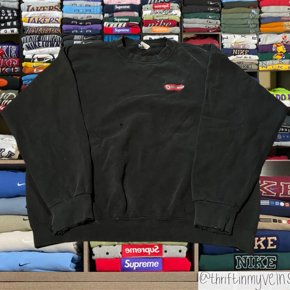90s rare Nike embroidered logo sweater