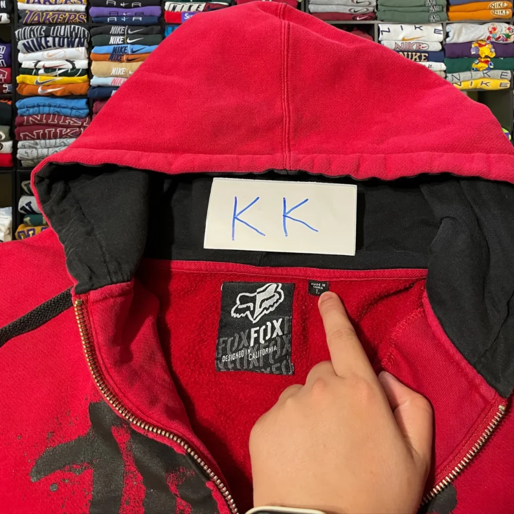 Y2K fox racing skater hoodie - 3