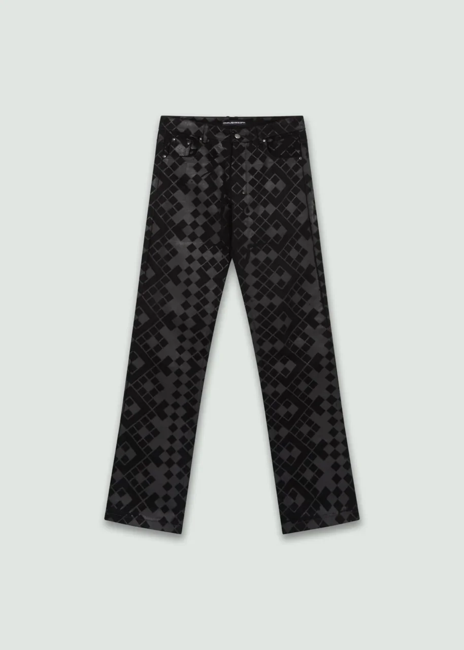 Grid Trousers - Black