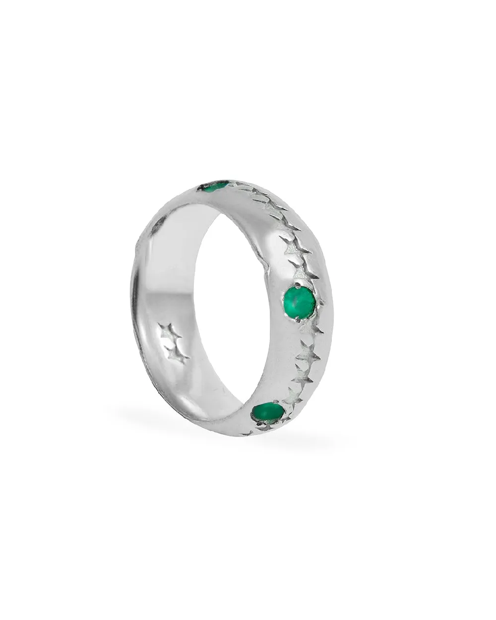 Icon Green Stone Ring