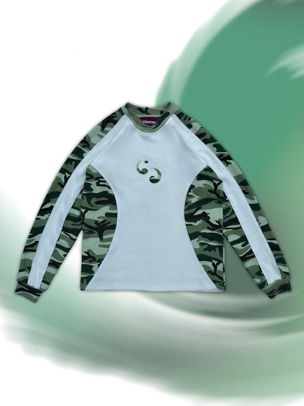 42 Waffle Camo - Mililtary Green