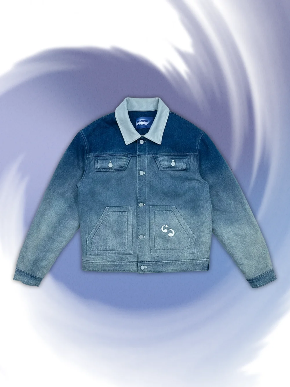 Ombré Denim Jacket