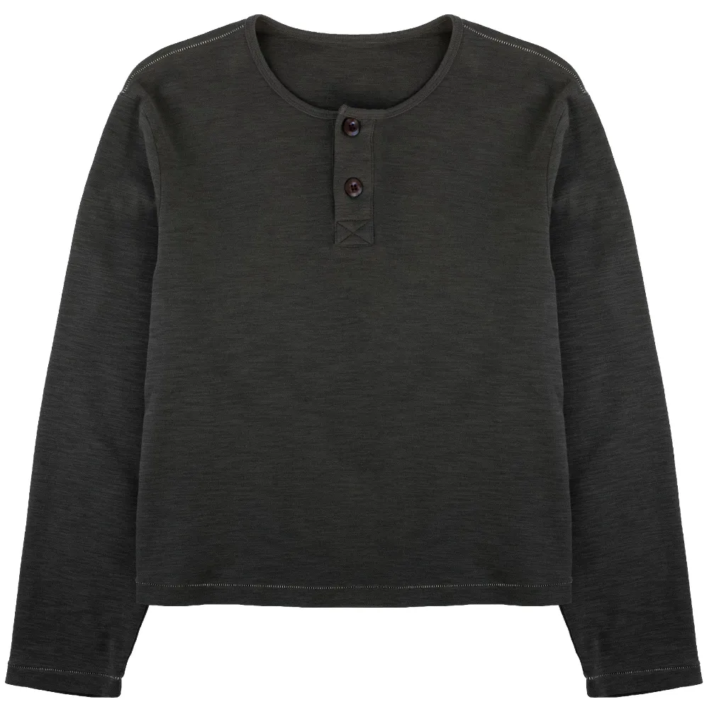 Slub Grey Henley