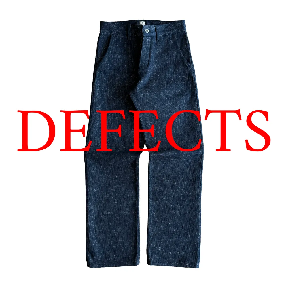 Grounded Slub Straight Leg DEFECT