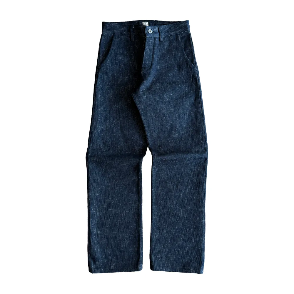 Grounded Slub Straight Leg