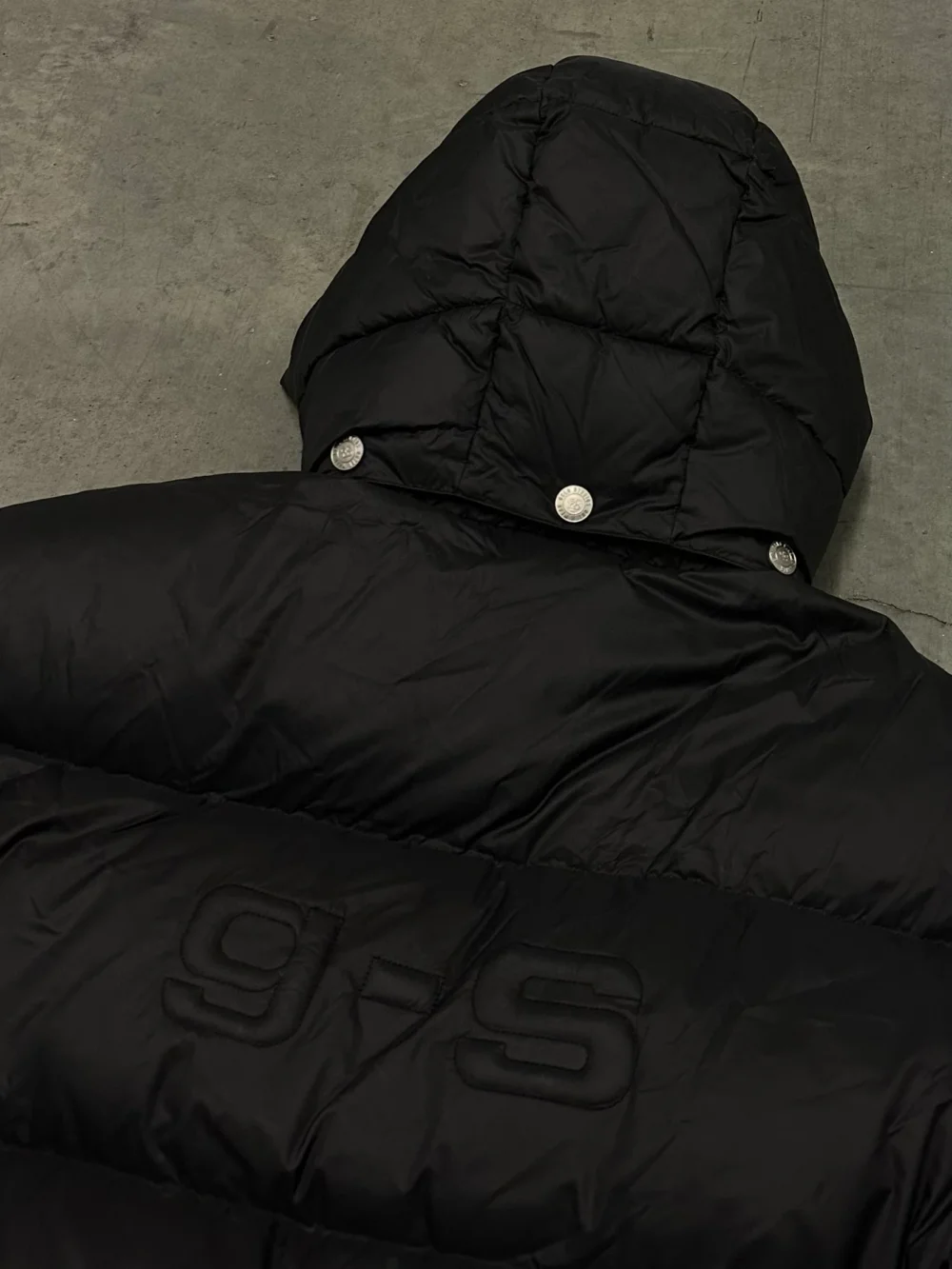 GS Puffer Jacket- Black/Dark Grey - 2